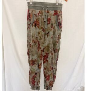Anthropologie Marrakech Bohemian Print Floral Trackpants XS Fall‎ Maple Canada